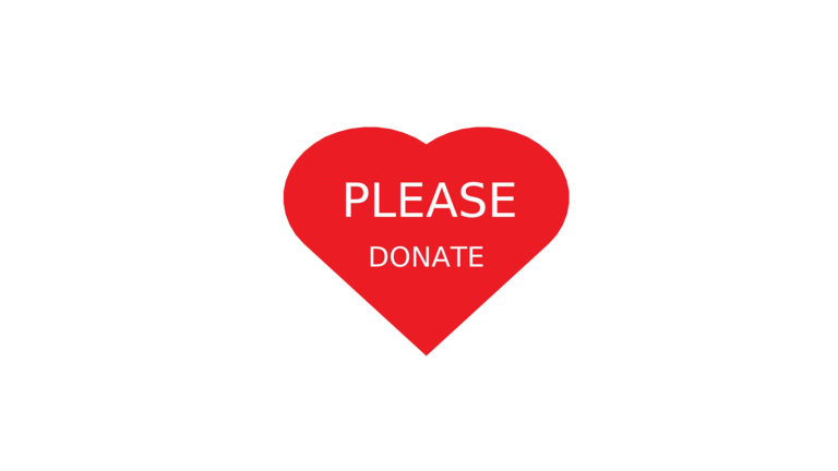 please donate
